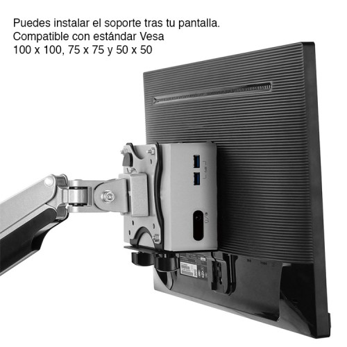 Soporte porta CPU Consola Disco Duro ancho ajustable