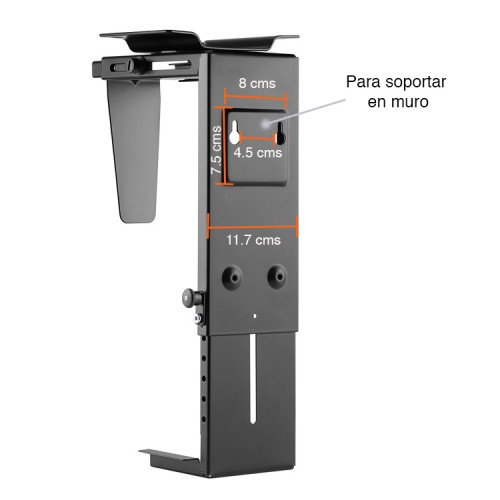 Soporte porta CPU Consola escritorio o muro MVCPB-6