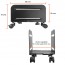 Soporte porta CPU Consola con ruedas ancho ajustable