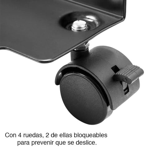 Porta CPU base con ruedas y frenos NW-CPB