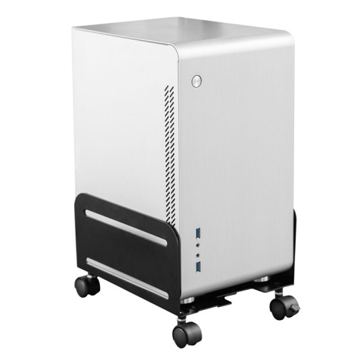 Soporte porta CPU Consola con ruedas ancho ajustable