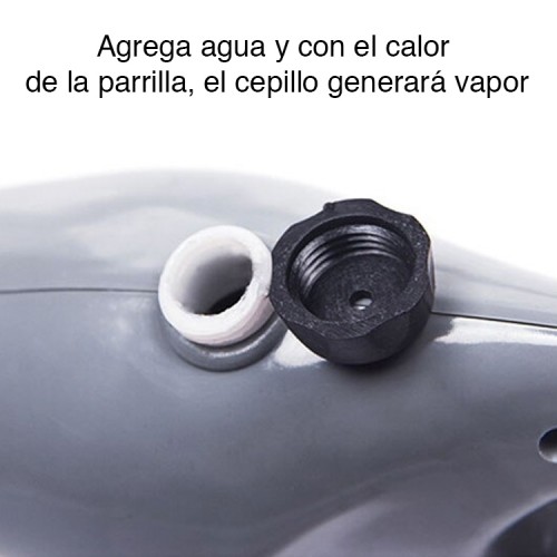 Cepillo para limpiar parrilla limpiador con dispensador agua