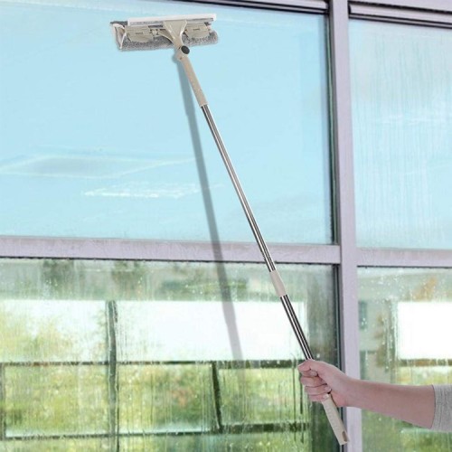 Limpia Vidrios Extensible Telescópico hasta 138 cms