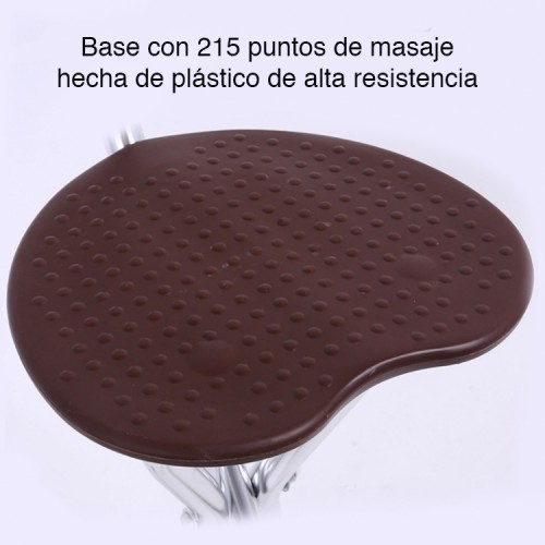Bastón ortopédico asiento plegable altura ajustable