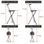 Bastón ortopédico asiento plegable altura ajustable