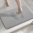 Piso bajada ducha secado ultra rápido Gris oscuro