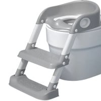 Asiento baño WC niños escalera altura regulable y seguro