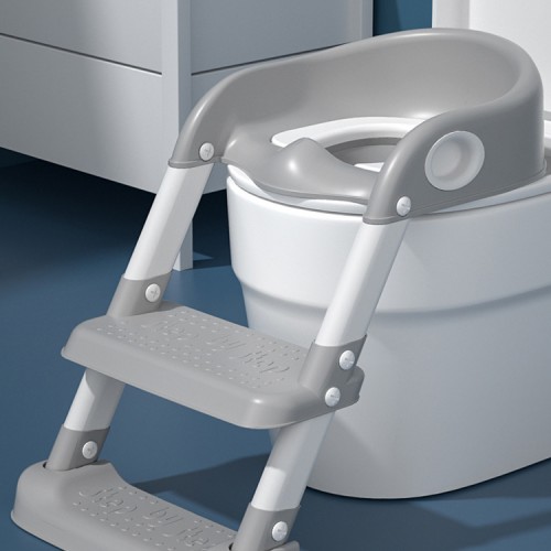 Asiento baño WC niños escalera altura regulable y seguro