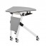 Moderna Mesa Reuniones modular circular 6 sillas plegable