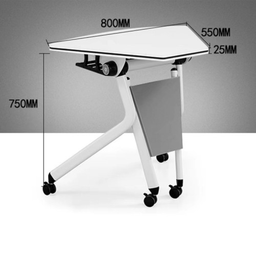 Moderna Mesa Reuniones modular circular 6 sillas plegable