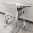 Moderna Mesa Reuniones modular circular 6 sillas plegable