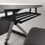 Moderna Mesa Reuniones modular circular 6 sillas plegable