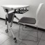 Moderna Mesa Reuniones modular circular 6 sillas plegable