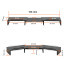 Elevador Alzador base doble monitor ajustable 