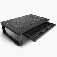 Base Monitor Pantalla Notebook con cajón y soporte celular