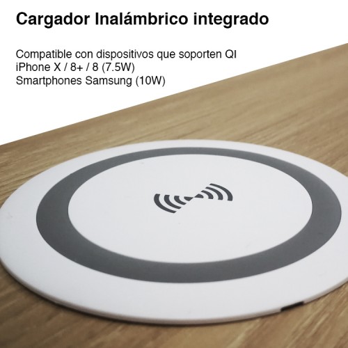 Base Monitor iMac Escritorio con cargador inalámbrico Qi
