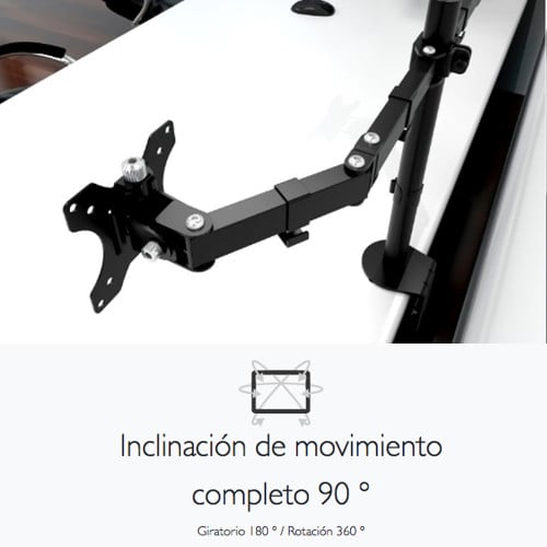 Soporte doble monitor 32 pulgadas escritorio Soporte doble monitor 32 pulgadas escritorio