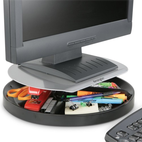 Elevador de monitor escritorio con bandeja accesorios 