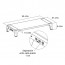 Soporte Base Monitor Escritorio con USB MVSTB145