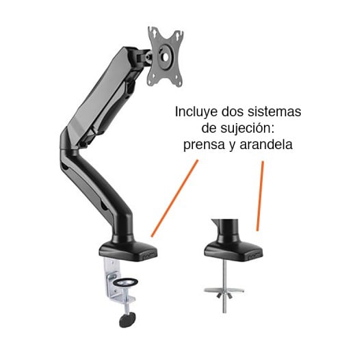 Soporte Monitor Articulado Giratorio Escritorio hasta 32" Soporte Monitor Articulado Giratorio Escritorio hasta 32"