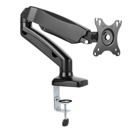Soporte Monitor brazo articulado escritorio 13" a 27" prensa