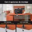 Soporte Monitor brazo articulado escritorio 13" a 27" prensa