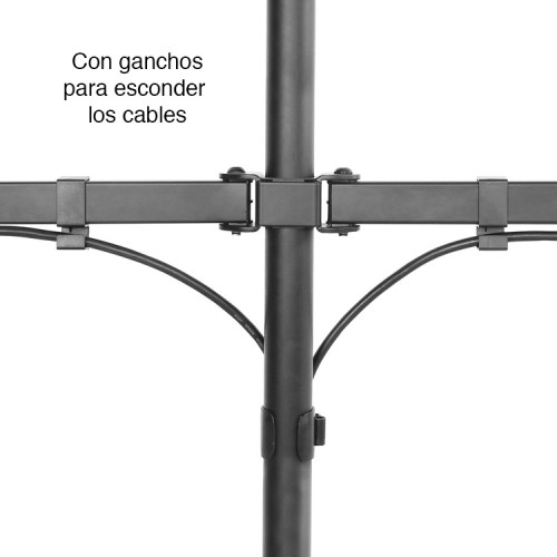 Soporte Doble Monitor Escritorio altura ajustable 13 a 27