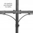 Soporte Doble Monitor Escritorio altura ajustable 13 a 27