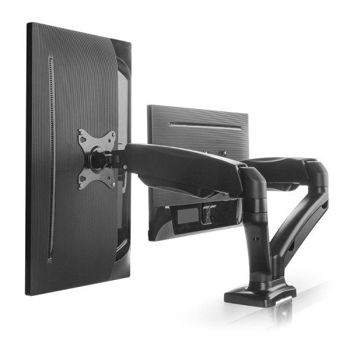 Soporte Doble Monitor brazo articulado escritorio "13 a 27"