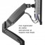 Soporte Doble Monitor brazo articulado escritorio "13 a 27"