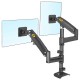 Soporte Doble Monitor Vertical y Horizontal articulado H180