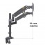 Soporte Doble Monitor Vertical y Horizontal articulado H180