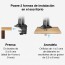 Soporte Doble Monitor Vertical y Horizontal articulado H180