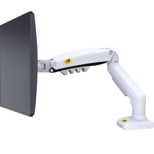 Soporte Monitor Blanco Articulado Giratorio Escritorio Soporte Monitor Blanco Articulado Giratorio Escritorio