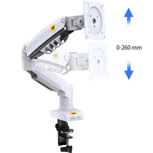 Soporte Monitor Blanco Articulado Giratorio Escritorio Soporte Monitor Blanco Articulado Giratorio Escritorio