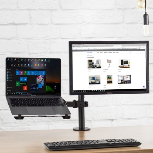Soporte Monitor y Notebook 15.4" brazo escritorio B49