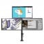 Soporte Triple Monitor escritorio 13 a 27 pulgadas