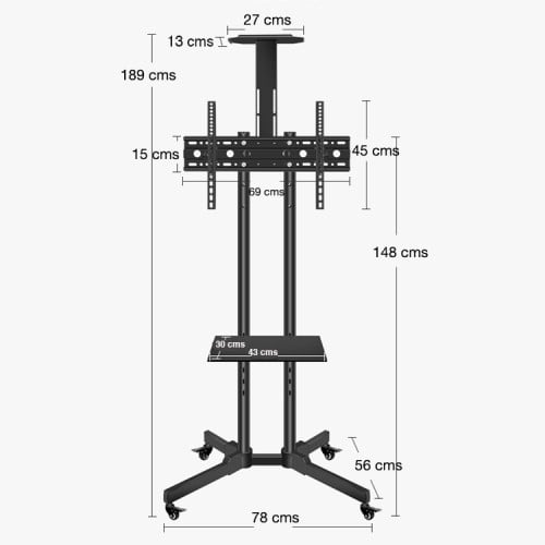 Soporte TV con ruedas Base Móvil