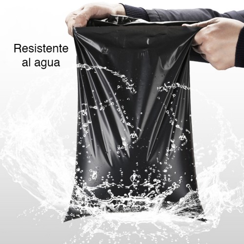 Sobre bolsa negra envíos paquetería 50 x 60 cms 100u