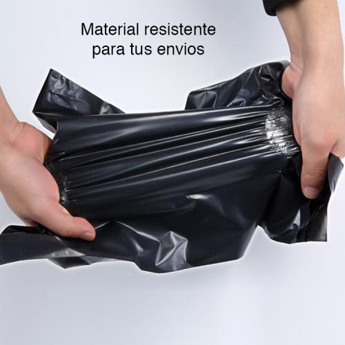 Sobre bolsa negra envíos paquetería 50 x 60 cms 100u