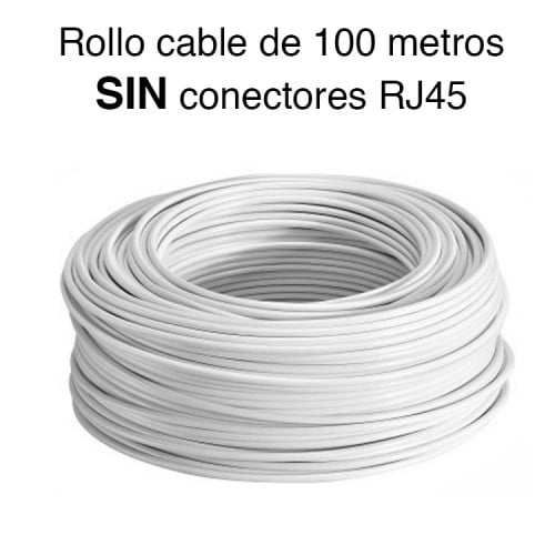 Caja cable de red 100 metros cat 6 Blanco