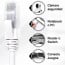 Cable de red 1 metro cat 5e RJ45 Lan Blanco