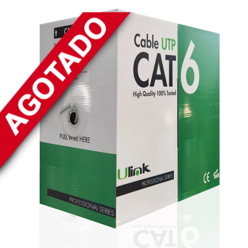 Caja Cable Utp red Cat 6 100% cobre 305 metros