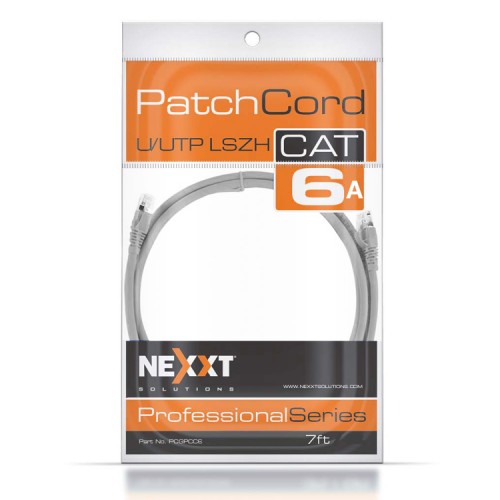 Cable de red 2 mts cat 6a UTP par trenzado