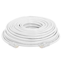 Cable de red 50 metros cat 5e Rj45 Lan Blanco