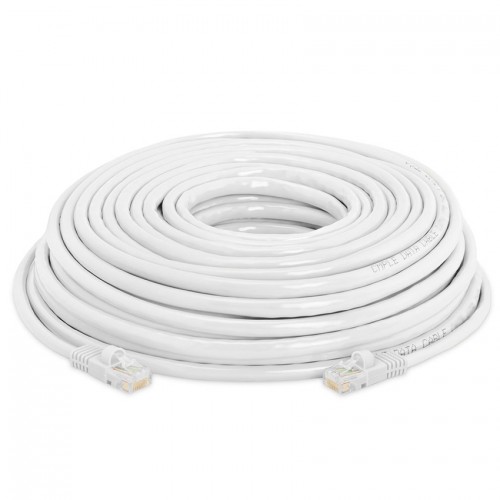 Cable de Red 50 metros cat 5e Blanco