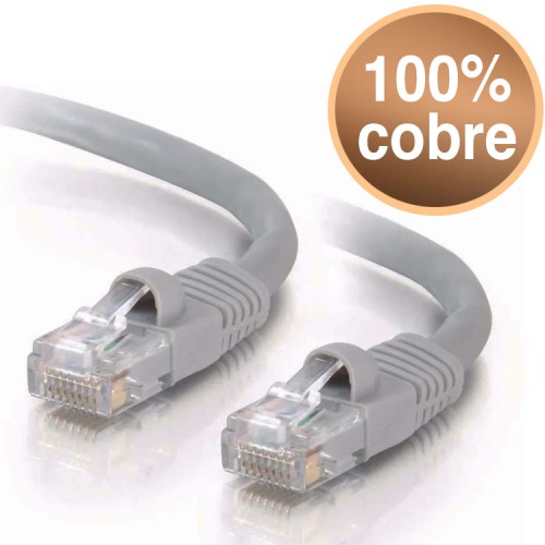 Tío o señor Amedrentador Por Cable de red 5 metros cat 6 100% cobre