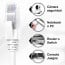 Cable de red 10 metros cat 6 100% cobre Blanco