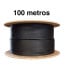 Cable de red 100% cobre cat 6 exterior 100 mts