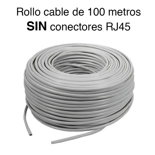Caja cable de red 100 metros cat 6 Gris Ulink